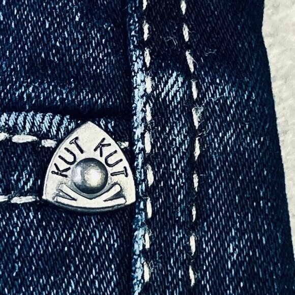 Kut From The Kloth DIana Skinny Jeans Size 8 Dark Wash - Picture 9 of 14